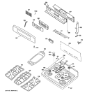 Part Location Diagram of WB36K10706 GE TRIM CONTROL