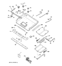 GAS & BURNER PARTS Diagram and Parts List for PGB910SEM1SS  General Electric Range