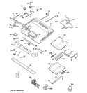 Part Location Diagram of WB36K10995 GE Assembly MANIFOLD PANEL