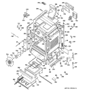 BODY PARTS Diagram and Parts List for PGB975SEM1SS  General Electric Range
