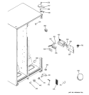 Part Location Diagram of WR55X10025 GE Temperature Sensor