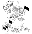 Part Location Diagram of WJ07X10054 GE CONTROL PANEL