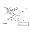 GAS VALVE & BURNER ASSEMBLY Diagram and Parts List for DPSE592GA1AA  General Electric Dryer