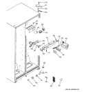 FRESH FOOD SECTION Diagram and Parts List for GSS20DBTBWW  General Electric Refrigerator