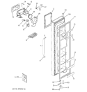 Part Location Diagram of WR78X11452 GE DOOR Assembly FZ KIT Stainless Steel