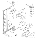 FRESH FOOD SECTION Diagram and Parts List for LSS25XSTESS  General Electric Refrigerator
