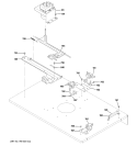 Part Location Diagram of WB02X10416 GE DRIVE BRACKET