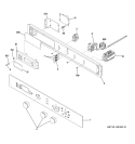 Part Location Diagram of WB07X10263 GE BLACK COMPONENTS SUPPORT