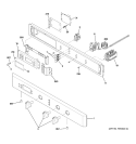 Part Location Diagram of WB02X10408 GE SUPPORT RELAY BOARD