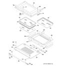 DOOR Diagram and Parts List for ZET1038SF4SS  General Electric Wall Oven