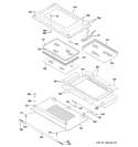 DOOR Diagram and Parts List for ZET1038SF5SS  General Electric Wall Oven