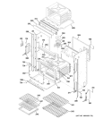 Part Location Diagram of WB07X10146 GE CENTRAL SUPPORT BLACK
