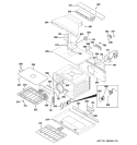 UPPER OVEN Diagram and Parts List for ZET1058BF2BB  General Electric Wall Oven