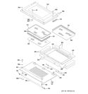 DOOR Diagram and Parts List for ZET1058BF2BB  General Electric Wall Oven