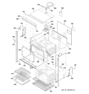 BODY PARTS 1 Diagram and Parts List for ZET1058BF4BB  General Electric Wall Oven
