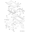 DOOR Diagram and Parts List for ZET1058PF1SS  General Electric Wall Oven
