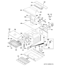 UPPER OVEN Diagram and Parts List for ZET1058PF4SS  General Electric Wall Oven