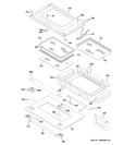 DOOR Diagram and Parts List for ZET1058PF5SS  General Electric Wall Oven