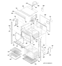 BODY PARTS 1 Diagram and Parts List for ZET1058SF1SS  General Electric Wall Oven