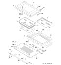 Part Location Diagram of WB15X10019 GE S.S. HANDLE