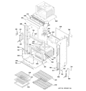 BODY PARTS 2 Diagram and Parts List for ZET1058SF4SS  General Electric Wall Oven