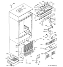 CONTROLS & COMPONENTS Diagram and Parts List for ZICP360SLCSS  General Electric Refrigerator