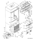 CONTROLS & COMPONENTS Diagram and Parts List for ZICP360SRBSS  General Electric Refrigerator