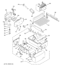 ICE MAKER & DISPENSER Diagram and Parts List for GCL22QGTGSV  General Electric Refrigerator