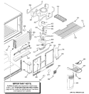 FREEZER SECTION Diagram and Parts List for GTL22JBPDRBS  General Electric Refrigerator