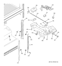 FRESH FOOD SECTION Diagram and Parts List for GTL22JBPDRBS  General Electric Refrigerator