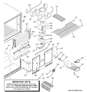 FREEZER SECTION Diagram and Parts List for GTS22KBPDRCC  General Electric Refrigerator