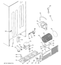 UNIT PARTS Diagram and Parts List for GTS22KBPDRCC  General Electric Refrigerator