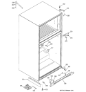 CASE PARTS Diagram and Parts List for GTS22WCPDRCC  General Electric Refrigerator