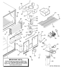 FREEZER SECTION Diagram and Parts List for GTS22WSTCRSS  General Electric Refrigerator