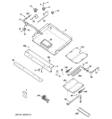 GAS & BURNER PARTS Diagram and Parts List for JGBP90MEH7BC  General Electric Range