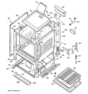 Part Location Diagram of WB18K10036 GE Range Line Cord