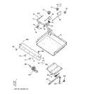 GAS & BURNER PARTS Diagram and Parts List for JGBS24GEK3SS  General Electric Range