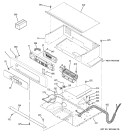 CONTROL PANEL Diagram and Parts List for JKP55SM1SS  General Electric Wall Oven