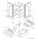 DOORS Diagram and Parts List for PFS22MBSBBB  General Electric Refrigerator