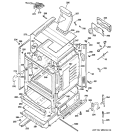 BODY PARTS Diagram and Parts List for EGR2001EM1SS  General Electric Range