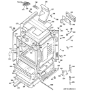 BODY PARTS Diagram and Parts List for JGBP87SEM1SS  General Electric Range