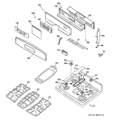Part Location Diagram of WB27K10277 GE Overlay