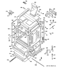BODY PARTS Diagram and Parts List for PGB900DEM1CC  General Electric Range