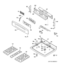 Part Location Diagram of WB36K10660 GE TRIM CONTROL