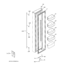 Part Location Diagram of WR02X10056 GE SUPPORT HANDLE Stainless Steel