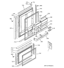 DOORS Diagram and Parts List for ZIC360NRHLH  General Electric Refrigerator