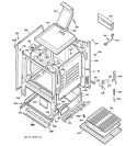 BODY PARTS Diagram and Parts List for RGB540SEH6SA  Hotpoint Range