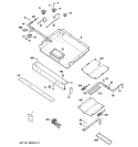 GAS & BURNER PARTS Diagram and Parts List for RGB790SEHASA  Hotpoint Range