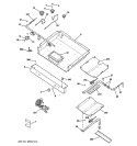 GAS & BURNER PARTS Diagram and Parts List for RGB740BEHBCT  Hotpoint Range