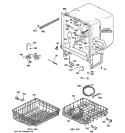 BODY PARTS Diagram and Parts List for HDA1000N10WH  Hotpoint Dishwasher